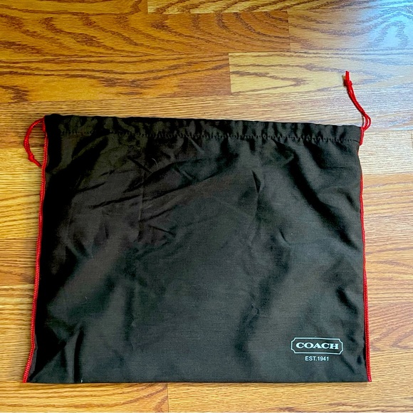 Coach Suede Metallic Satchel w/ Turnlock Closure NWT - Picture 9 of 9